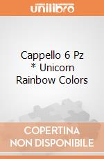 Cappello 6 Pz * Unicorn Rainbow Colors gioco