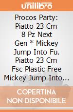 Procos Party: Piatto 23 Cm 8 Pz Next Gen * Mickey Jump Into Fu. Piatto 23 Cm Fsc Plastic Free Mickey Jump Into Fun giochi