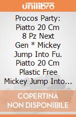 Procos Party: Piatto 20 Cm 8 Pz Next Gen * Mickey Jump Into Fu. Piatto 20 Cm Plastic Free Mickey Jump Into Fun giochi