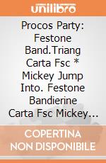 Procos Party: Festone Band.Triang Carta Fsc * Mickey Jump Into. Festone Bandierine Carta Fsc Mickey Jump Into Fun giochi