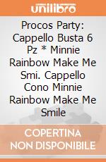 Procos Party: Cappello Busta 6 Pz * Minnie Rainbow Make Me Smi. Cappello Cono Minnie Rainbow Make Me Smile giochi