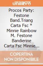 Procos Party: Festone Band.Triang Carta Fsc * Minnie Rainbow M. Festone Bandierine Carta Fsc Minnie Rainbow Make Me Smile giochi