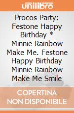 Procos Party: Festone Happy Birthday * Minnie Rainbow Make Me. Festone Happy Birthday Minnie Rainbow Make Me Smile giochi