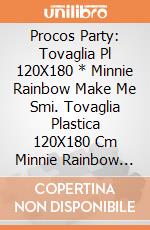 Procos Party: Tovaglia Pl 120X180 * Minnie Rainbow Make Me Smi. Tovaglia Plastica 120X180 Cm Minnie Rainbow Make Me Smile giochi