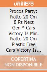 Procos Party: Piatto 20 Cm 8 Pz Next Gen * Cars Victory Is Min. Piatto 20 Cm Plastic Free Cars Victory Is Mine giochi
