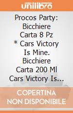 Procos Party: Bicchiere Carta 8 Pz * Cars Victory Is Mine. Bicchiere Carta 200 Ml Cars Victory Is Mine giochi