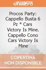 Procos Party: Cappello Busta 6 Pz * Cars Victory Is Mine. Cappello Cono Cars Victory Is Mine giochi