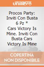 Procos Party: Inviti Con Busta 6 Pz * Cars Victory Is Mine. Inviti Con Busta Cars Victory Is Mine giochi
