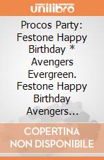 Procos Party: Festone Happy Birthday * Avengers Evergreen. Festone Happy Birthday Avengers Evergreen giochi