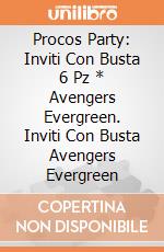 Procos Party: Inviti Con Busta 6 Pz * Avengers Evergreen. Inviti Con Busta Avengers Evergreen giochi
