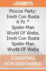 Procos Party: Inviti Con Busta 6 Pz * Spider-Man World Of Webs. Inviti Con Busta Spider-Man World Of Webs giochi