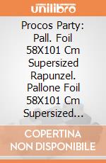 Procos Party: Pall. Foil 58X101 Cm Supersized Rapunzel. Pallone Foil 58X101 Cm Supersized Rapunzel Con Nastro giochi