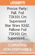 Procos Party: Pall. Foil 73X101 Cm Supersized Star Wars R2d2. Pallone Foil 73X101 Cm Supersized Star Wars R2d2 Con Nastro giochi
