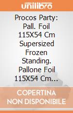 Procos Party: Pall. Foil 115X54 Cm Supersized Frozen Standing. Pallone Foil 115X54 Cm Supersized Frozen Standing Con Cannuccia giochi