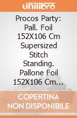 Procos Party: Pall. Foil 152X106 Cm Supersized Stitch Standing. Pallone Foil 152X106 Cm Supersized Stitch Standing Con Cannuccia giochi