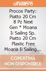 Procos Party: Piatto 20 Cm 8 Pz Next Gen * Moana Ii Sailing Sp. Piatto 20 Cm Plastic Free Moana Ii Sailing Spirit giochi