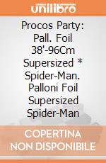 Procos Party: Pall. Foil 38'-96Cm Supersized * Spider-Man. Palloni Foil Supersized Spider-Man giochi