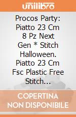 Procos Party: Piatto 23 Cm 8 Pz Next Gen * Stitch Halloween. Piatto 23 Cm Fsc Plastic Free Stitch Halloween giochi