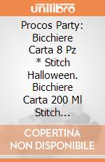 Procos Party: Bicchiere Carta 8 Pz * Stitch Halloween. Bicchiere Carta 200 Ml Stitch Halloween giochi