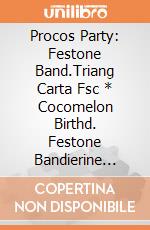 Procos Party: Festone Band.Triang Carta Fsc * Cocomelon Birthd. Festone Bandierine Carta Fsc Cocomelon Birthday giochi