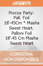 Procos Party: Pall. Foil 18'-45Cm * Masha Sweet Heart. Palloni Foil 18'-45 Cm Masha Sweet Heart giochi