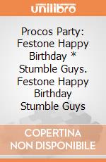 Procos Party: Festone Happy Birthday * Stumble Guys. Festone Happy Birthday Stumble Guys giochi