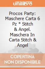 Procos Party: Maschere Carta 6 Pz * Stitch & Angel. Maschera In Carta Stitch & Angel giochi