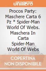 Procos Party: Maschere Carta 6 Pz * Spider-Man World Of Webs. Maschera In Carta Spider-Man World Of Webs giochi