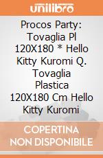 Procos Party: Tovaglia Pl 120X180 * Hello Kitty Kuromi Q. Tovaglia Plastica 120X180 Cm Hello Kitty Kuromi giochi