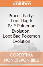Procos Party: Loot Bag 6 Pz * Pokemon Evolution. Loot Bag Pokemon Evolution giochi