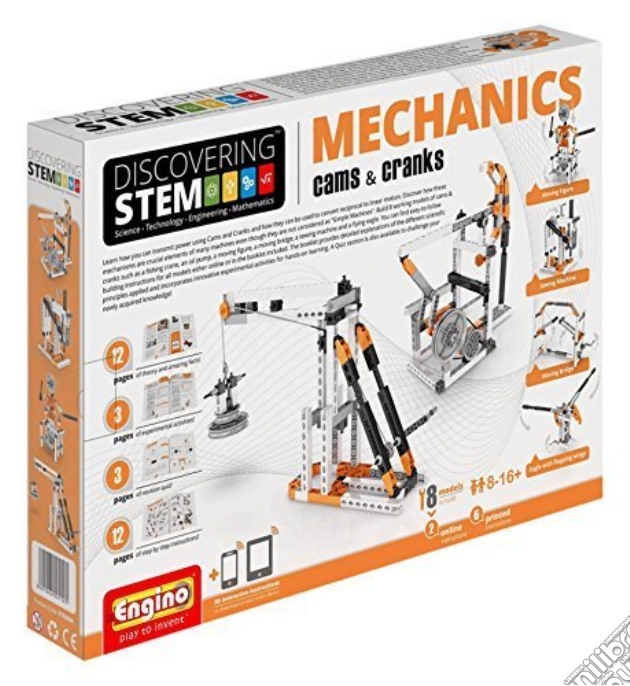 Engino - Stem Mechanics: Camme E Manovelle gioco di Engino