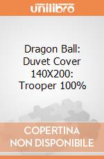 Dragon Ball: Duvet Cover 140X200: Trooper 100% gioco