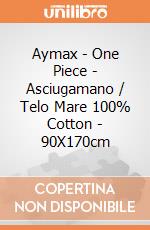 Aymax - One Piece - Asciugamano / Telo Mare 100% Cotton - 90X170cm giochi