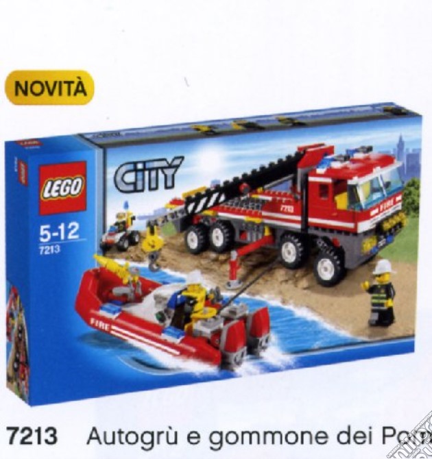 Lego - City - Pompieri - Autogru' E Gommone gioco