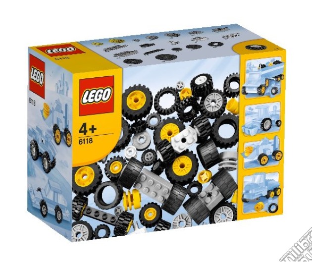Lego - Mattoncini - Ruote E Pneumatici gioco