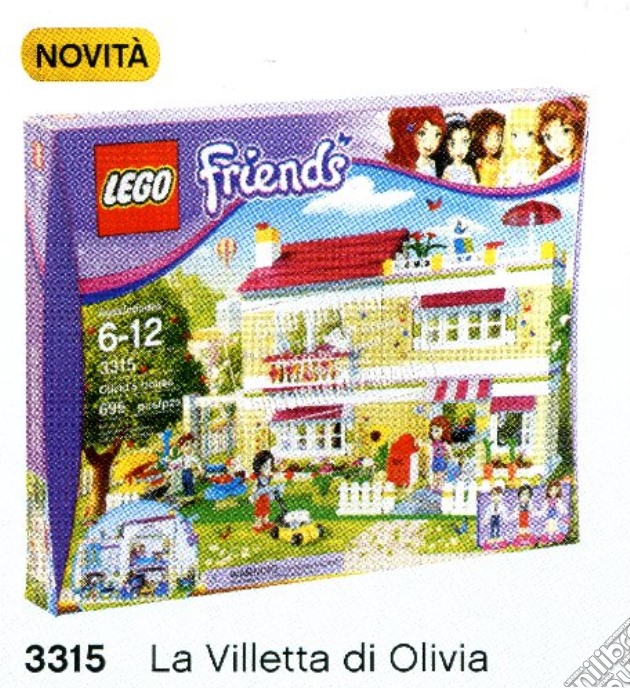 Lego - Friends - La Villetta Di Olivia gioco