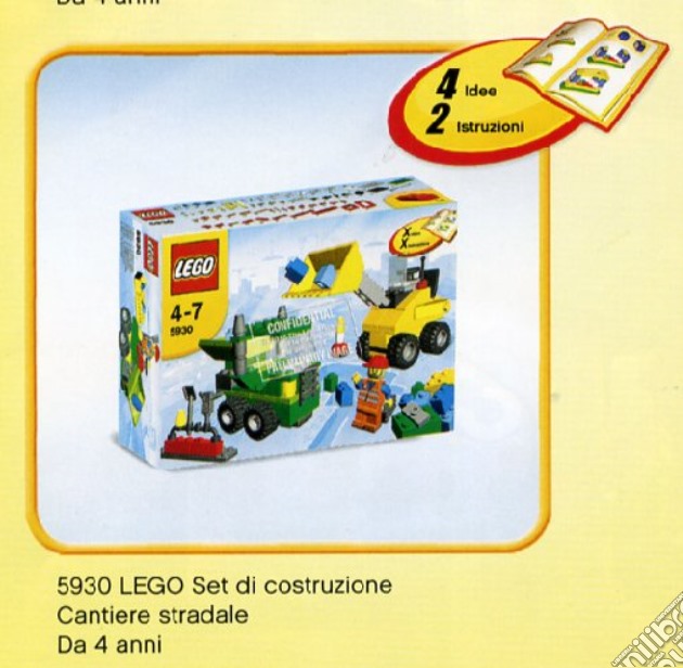 Lego - Mattoncini - Set Di Costruzione Cantiere Stradale gioco