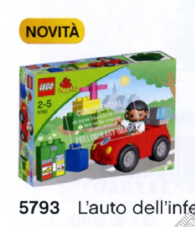 Lego - Duplo - L'Auto Dell'Infermiera gioco