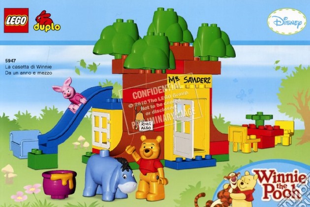 Lego - Duplo - Winnie The Pooh - La Casetta Di Winnie gioco