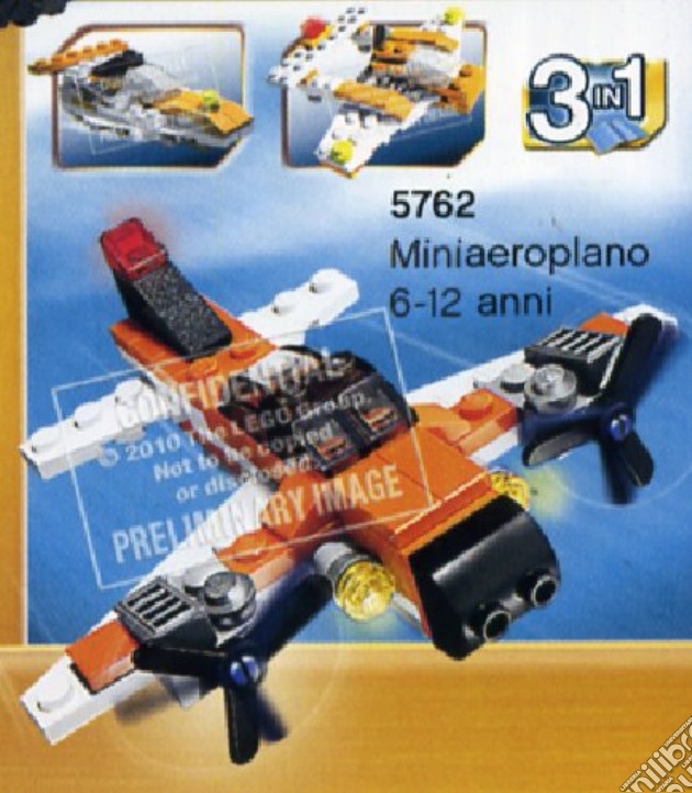 Lego - Creator - Mini Aeroplano gioco