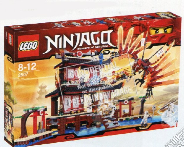 Lego - Ninjago - Il Tempio Del Fuoco gioco di Lego