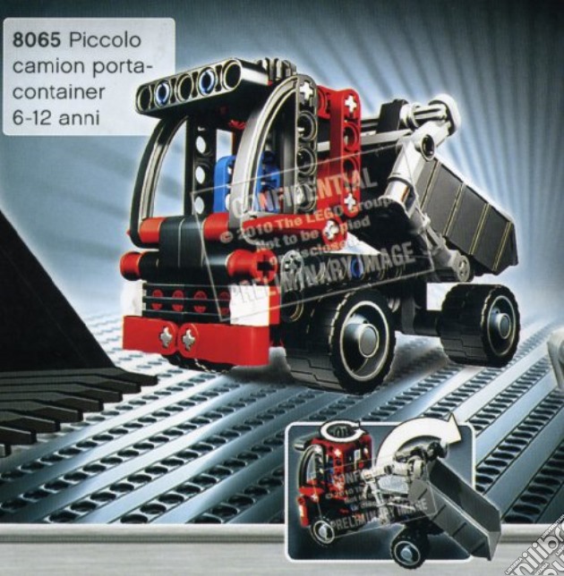 Lego - Technic - Piccolo Camion Portacontainer gioco