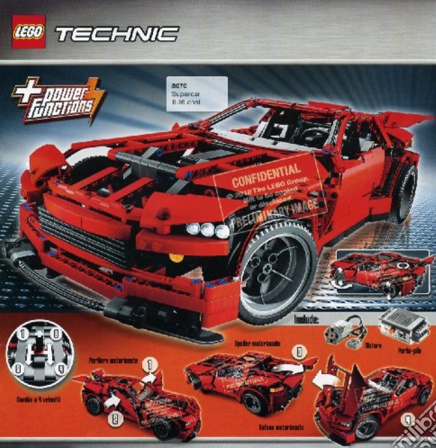 Lego - Technic - Supercar gioco