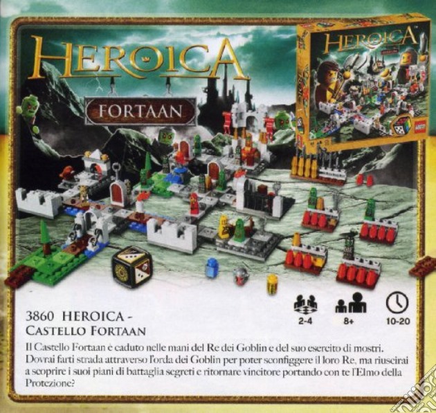 Lego - Games - Heroica - Castello Fortaan gioco