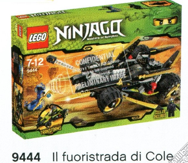 Lego - Ninjago - Il Fuoristrada Di Cole gioco