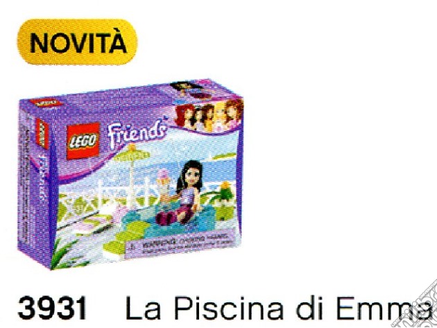 Lego - Friends - La Piscina Di Emma gioco