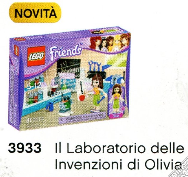 Lego - Friends - Il Laboratorio Delle Invenzioni Di Olivia gioco