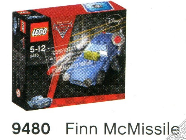 Lego - Cars 2 - Finn Mcmissile gioco