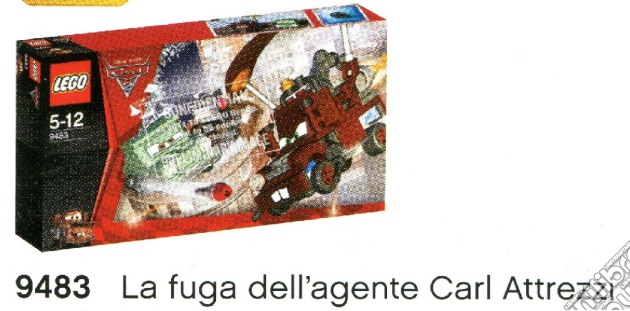 Lego - Cars 2 - La Fuga Dell'Agente Carl Attrezzi gioco