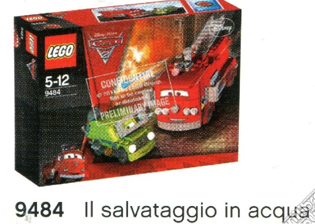 Lego - Cars 2 - Il Salvataggio In Acqua Di Red gioco